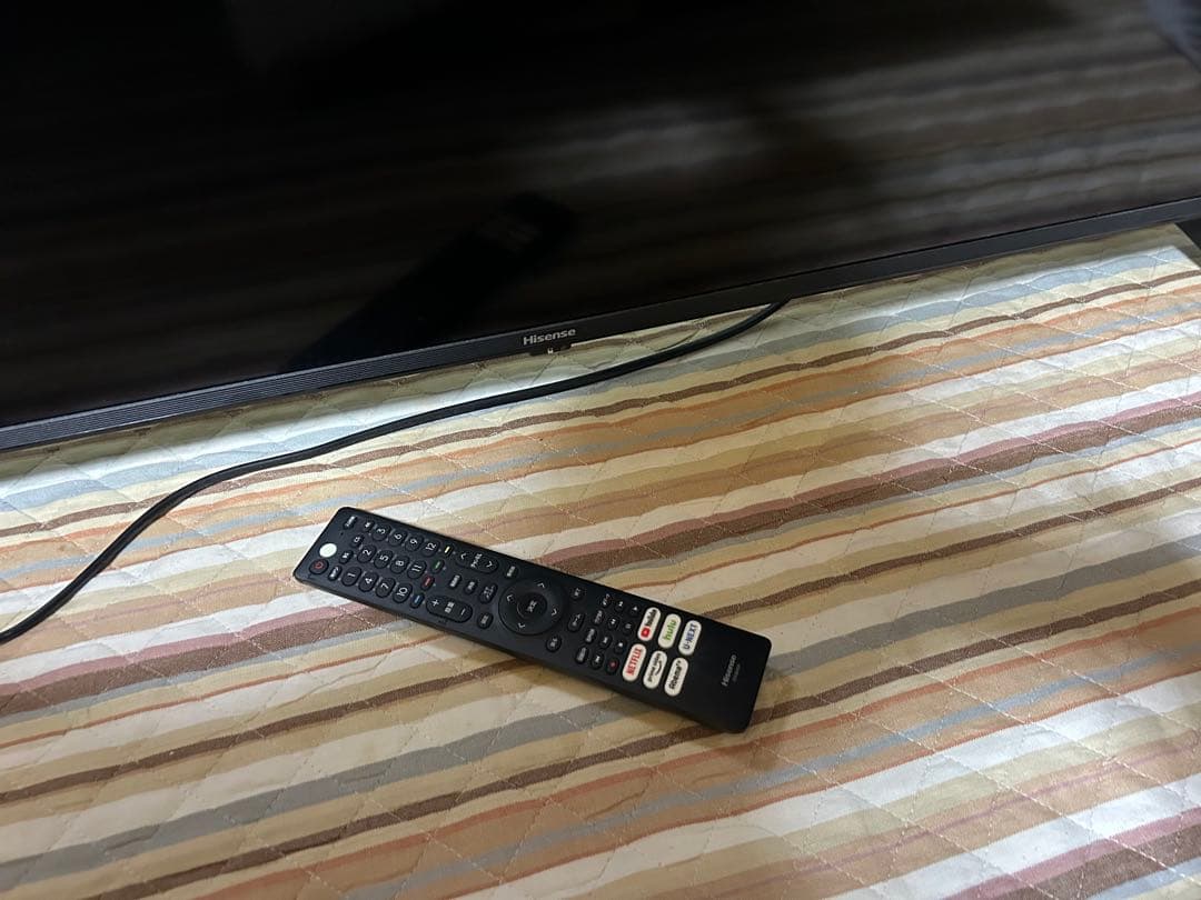液晶テレビ ハイセンス ジャンク パーツ取り 50E6G 2021年製 リモコン