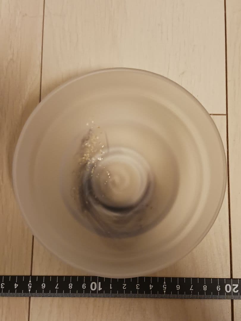 吉堂造 硝子茶碗 ガラス 金箔ちらし茶碗 茶道具