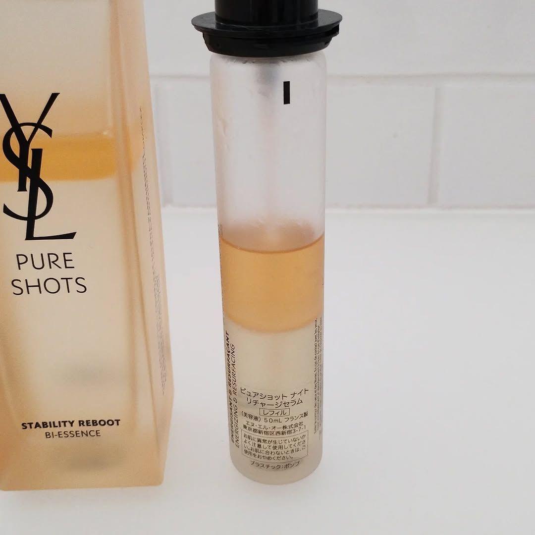 YSL ピュアショット デュアル リチャージローション セラム セット