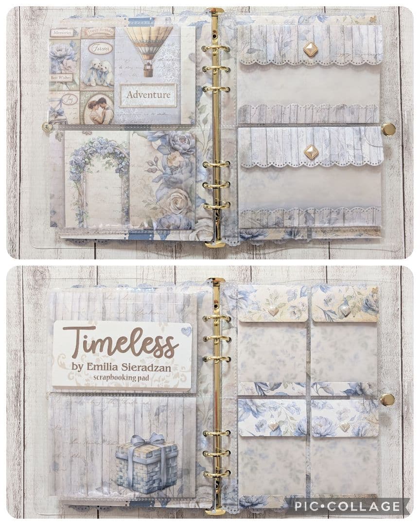 おすそ分けファイル♡ スタンペリア・Timeless♡ A5・クリアカバー♡