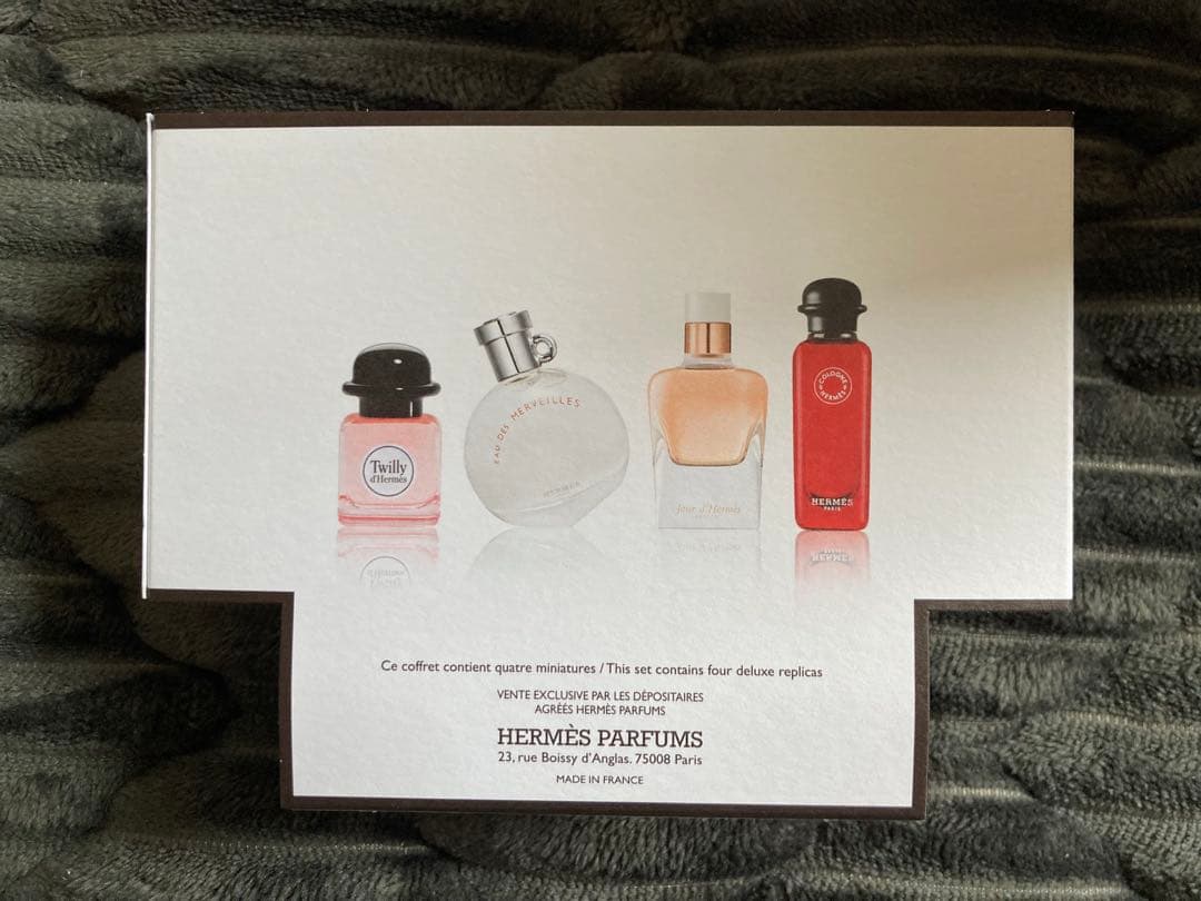 新品　HERMÈS 香水セット 4種　7.5ml ナイルの庭