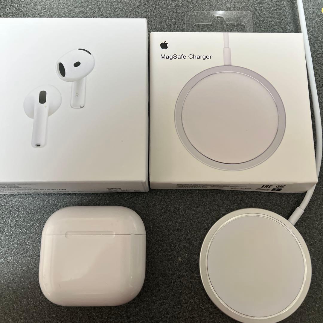 カ*マ様 AirPods 4 ANC本体 ホワイト MagSafe Charge