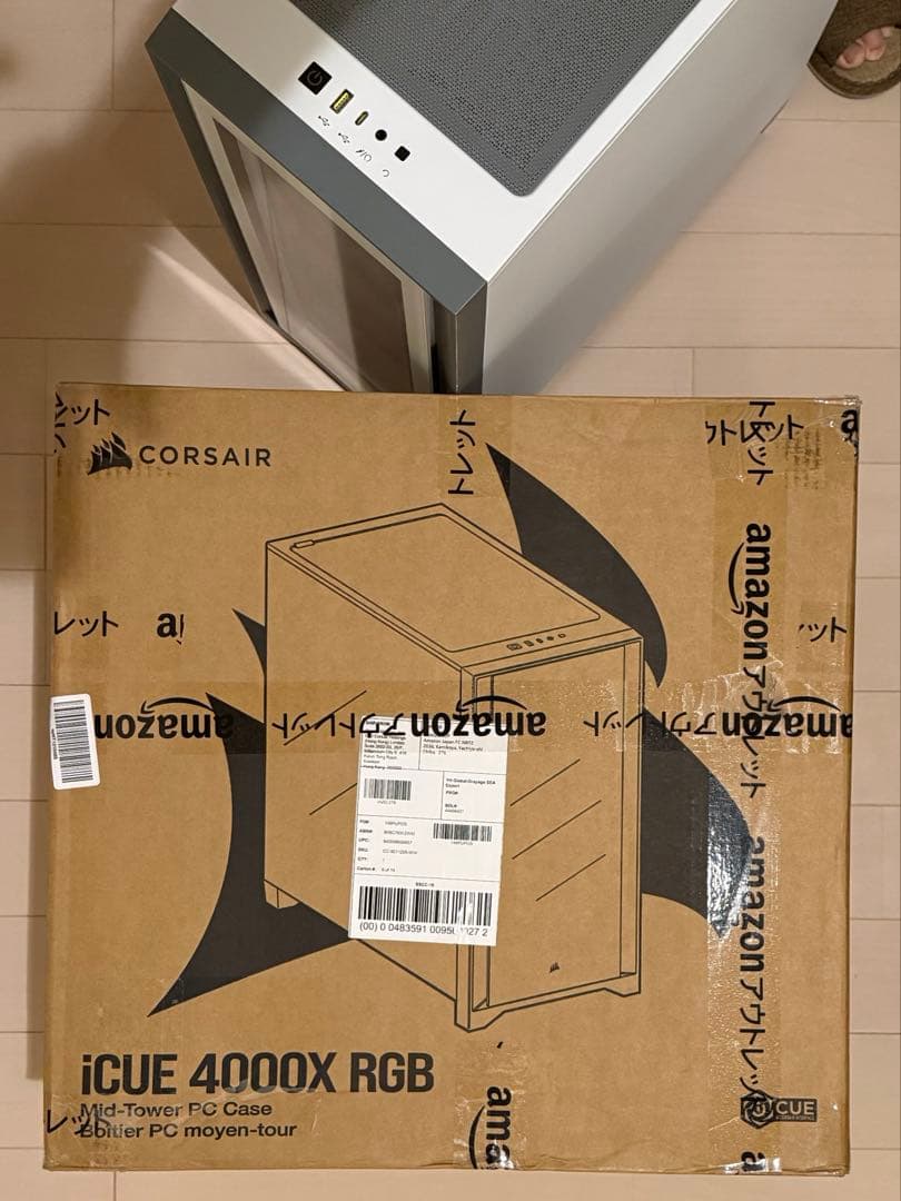 CORSAIR PCケース iCUE 4000X RGB