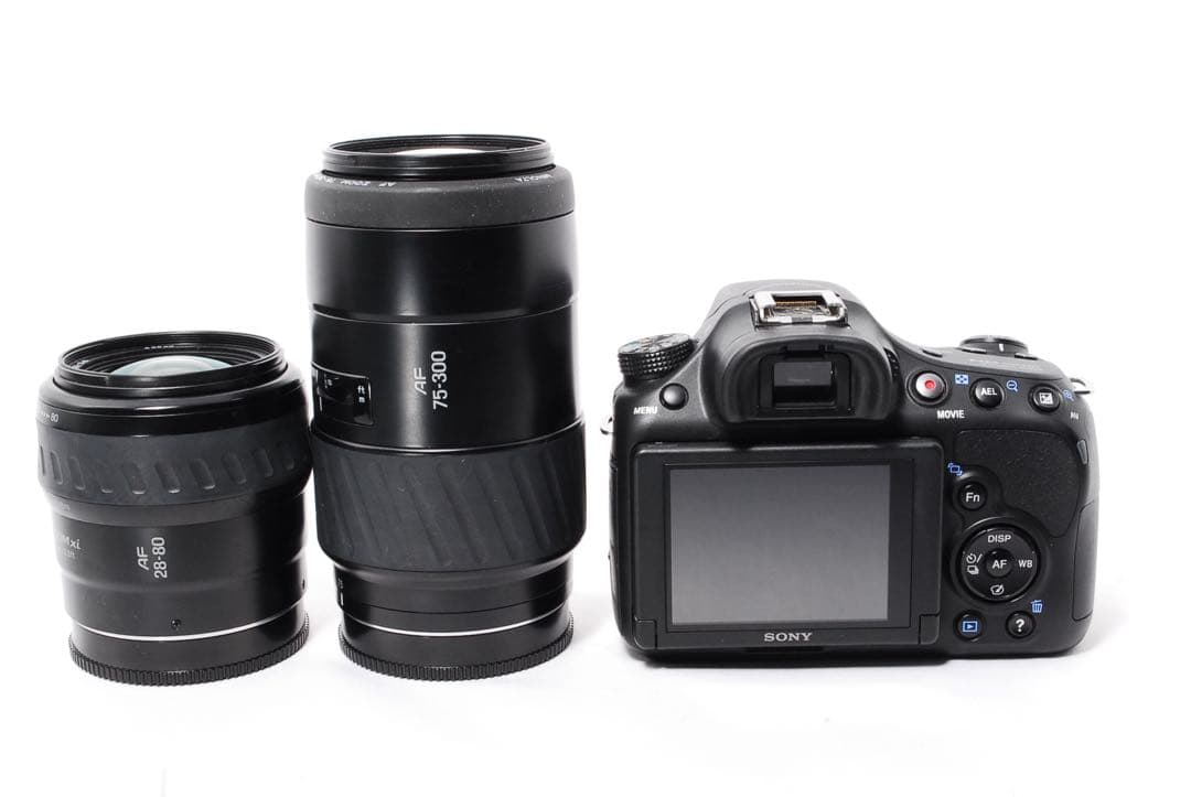 ショット数僅か◆SONY α58◆一眼レフカメラ◆すぐ使える◆標準＆超望遠レンズ