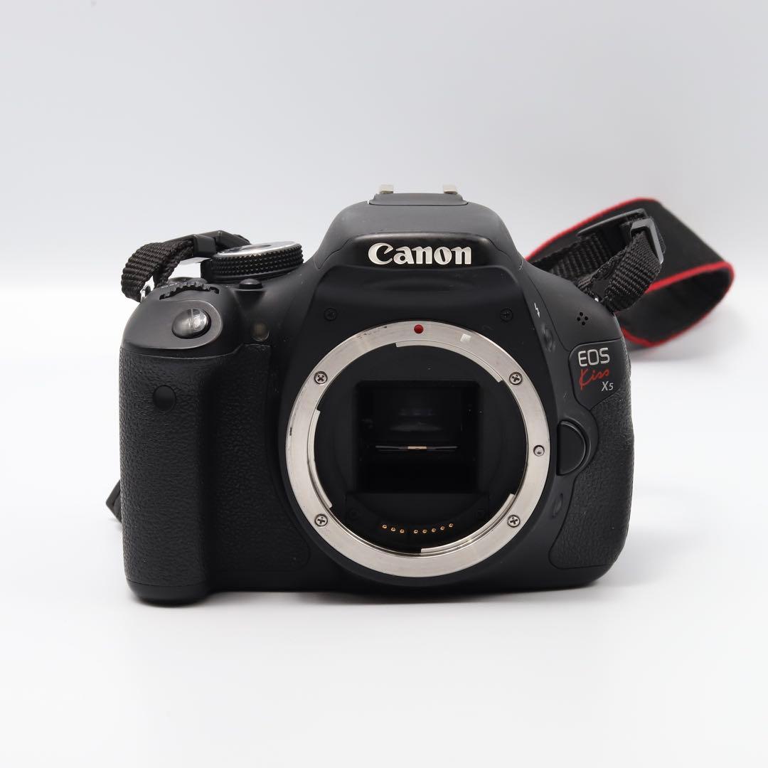 Canon EOS Kiss X5 ダブルレンズキット 【お得】純正バッグ付き