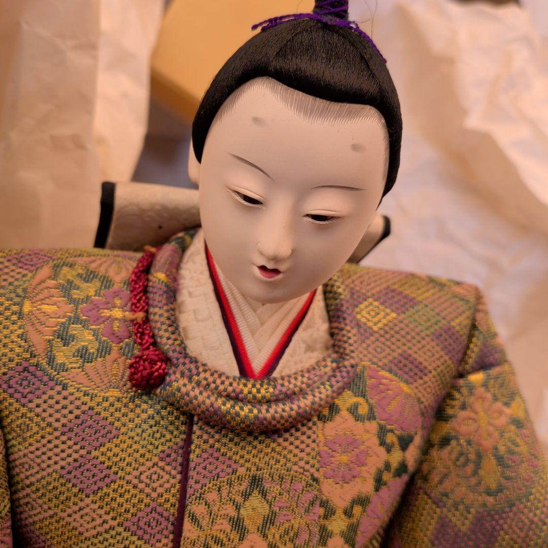 京雛親王 人形 箱付き