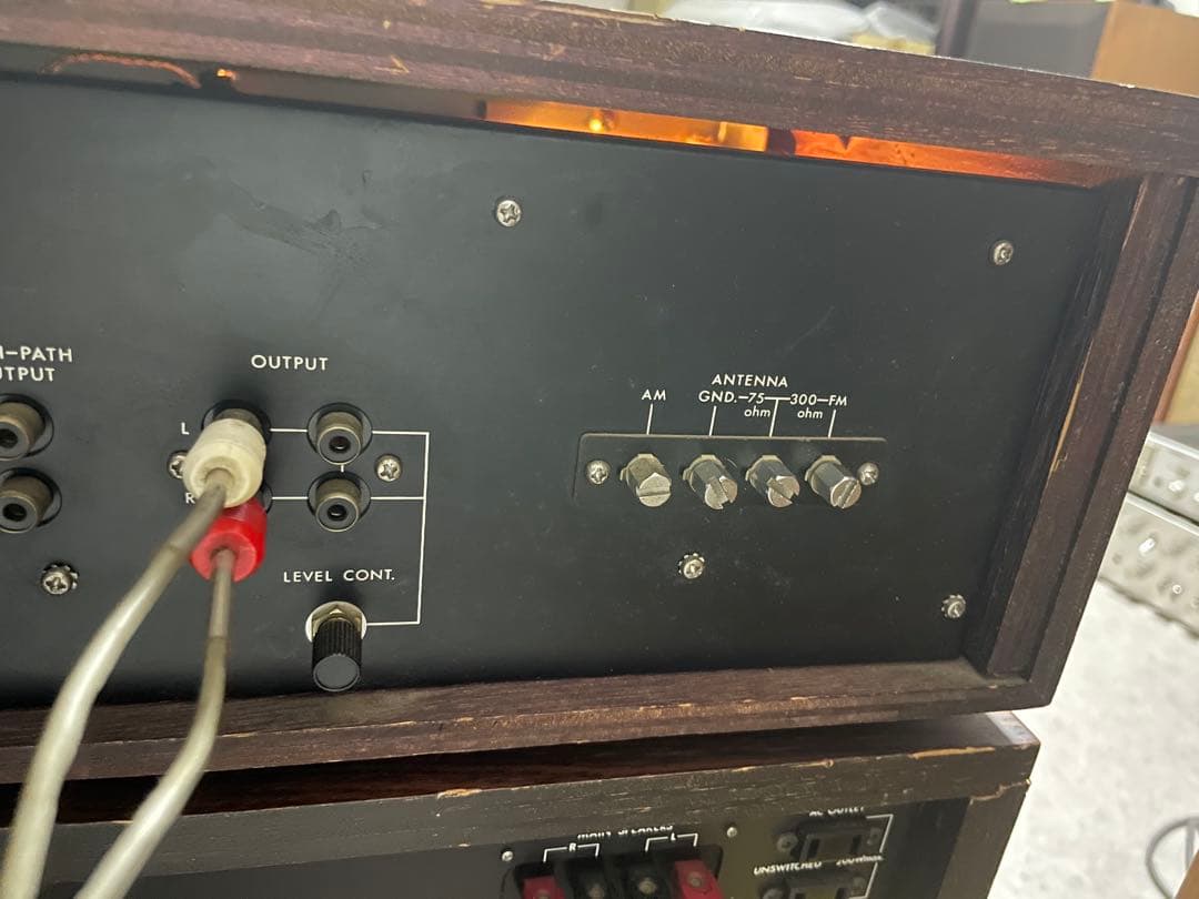 LUXMAN L-504 ,WL-550 セット動作確認済み