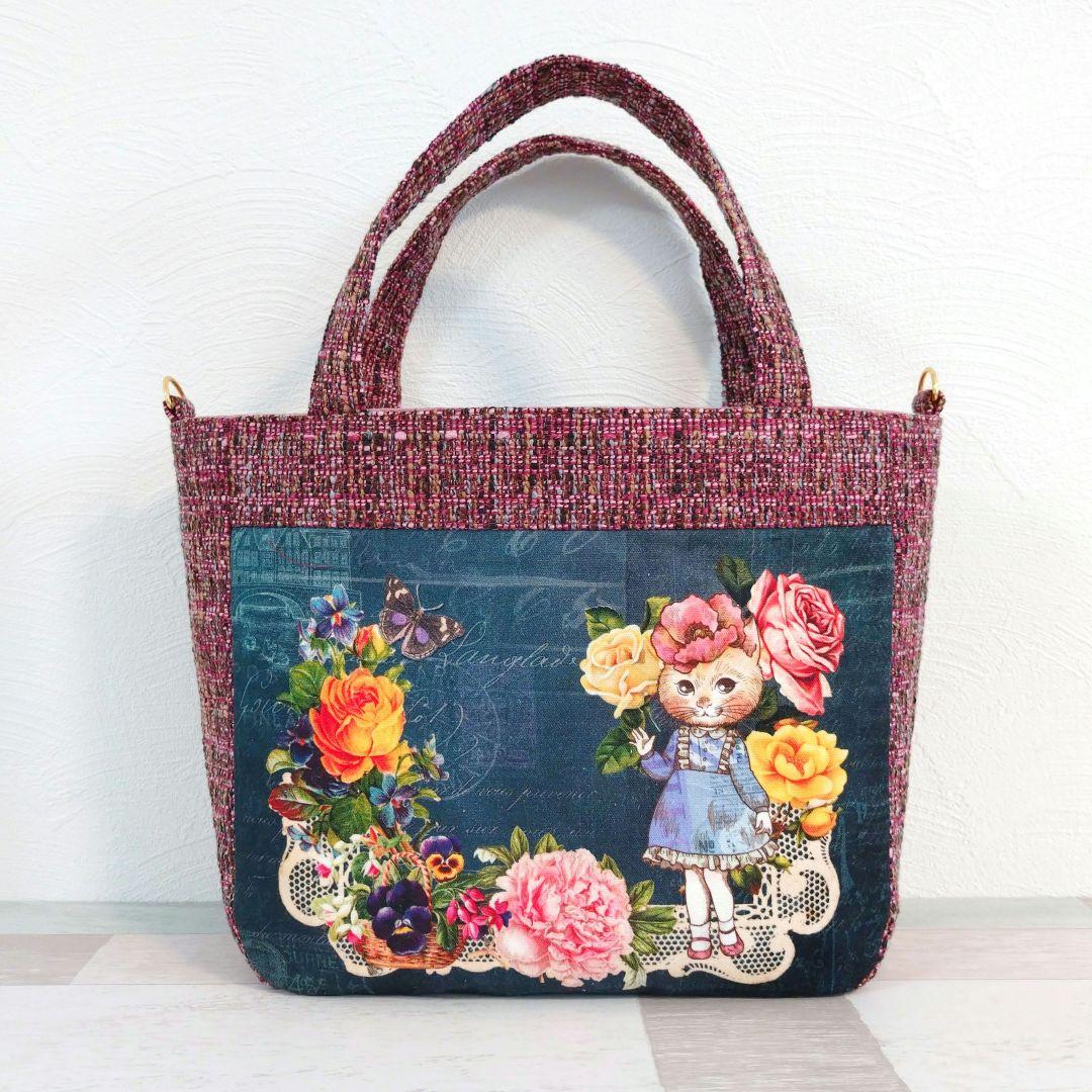 専用☆大判コラコラトートバッグ☆ジョリーフルール