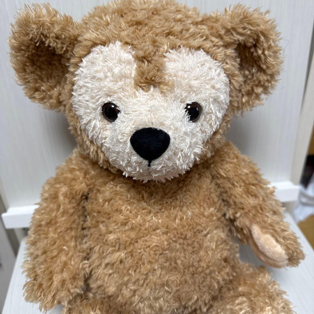 初期 青黒文字 中国製 ビーズ 旧毛 ダッフィー ぬいぐるみ Duffy
