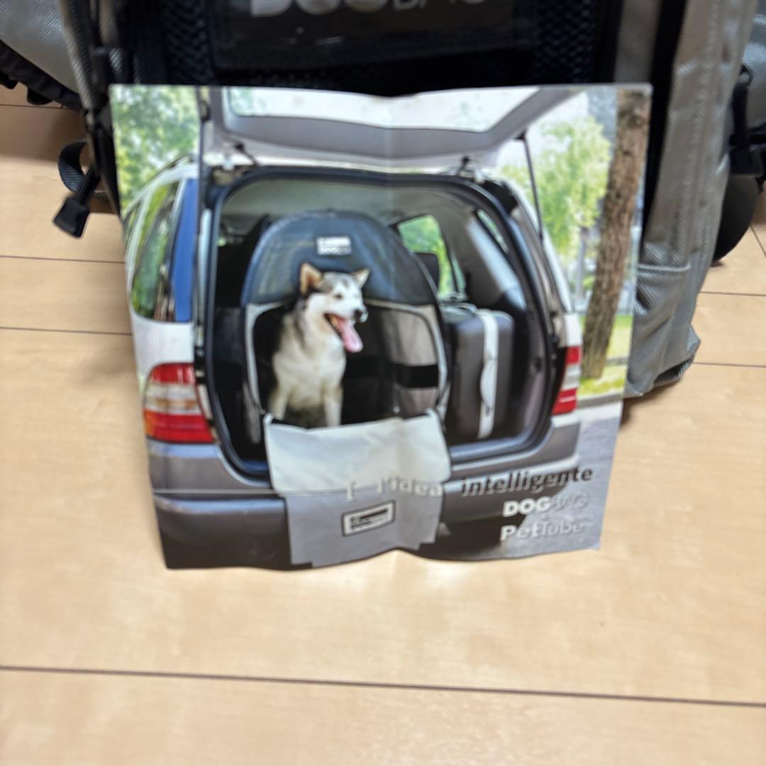 DOGBAG ブラック メッシュキャリーバッグ