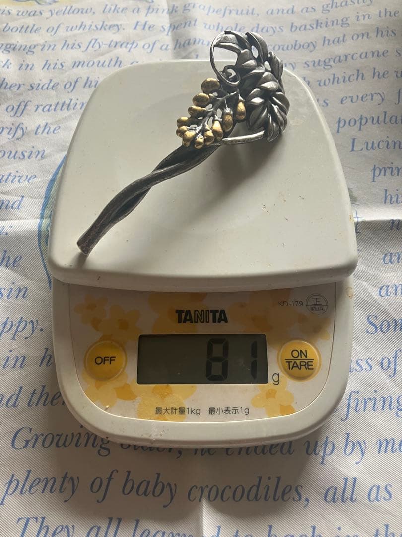 お値下げ可　日本　純銀製　栓抜き　銀無垢　純銀　silver1000