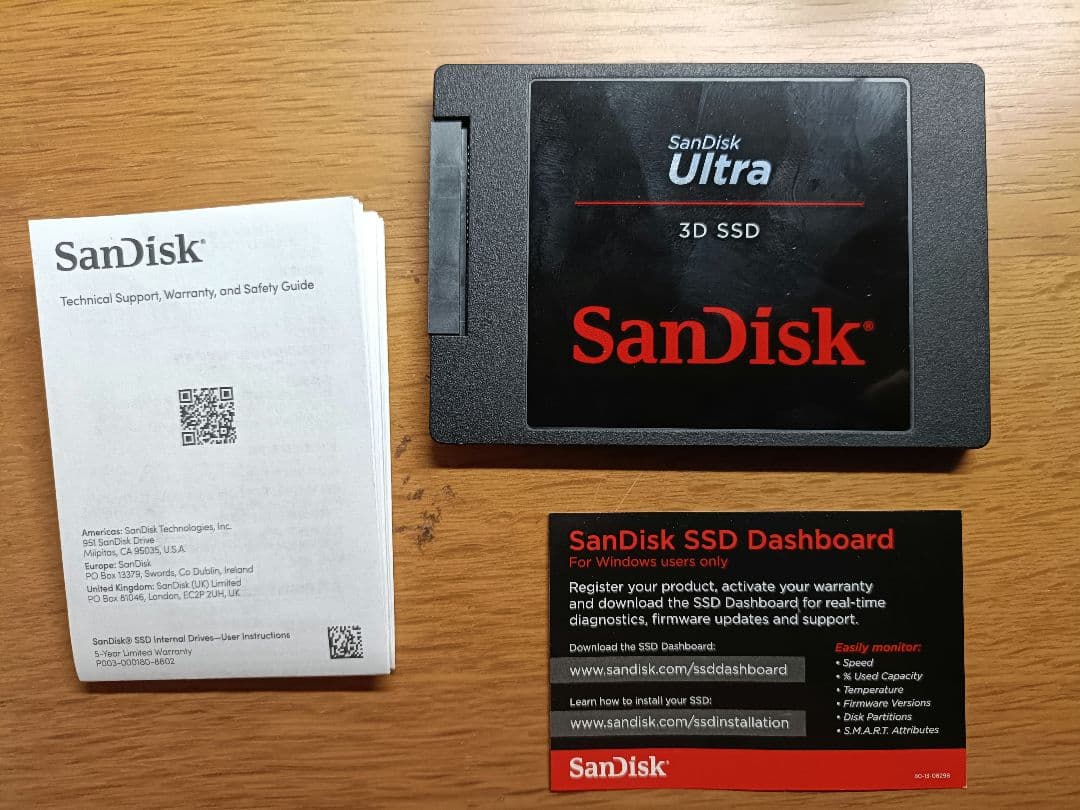 内蔵型SSD SanDisk Ultra3D SSD 1TB SDSSDH3-1T00-G26