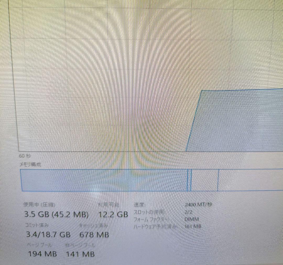 crucial 8GB 2枚 計16GB DDR4 2666 メモリ