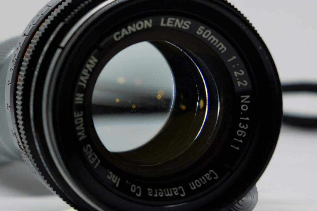 CANON LENS 50mm F2.2 ライカL39マウント