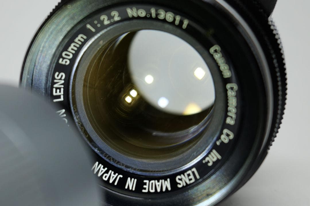 CANON LENS 50mm F2.2 ライカL39マウント