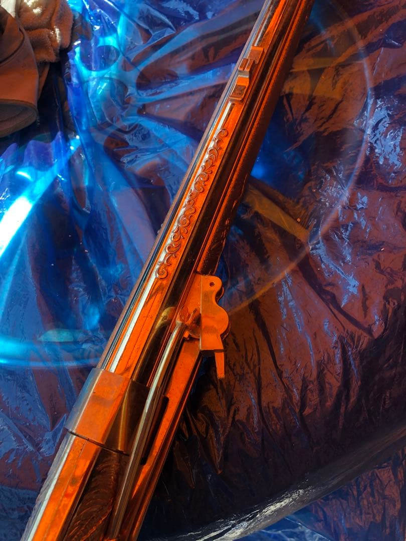 アンティーク￼ 火縄銃 模造 レプリカ 金色 ゴールド 約110cm