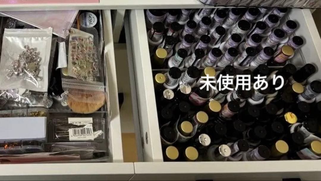 ネイル用品 まとめ売り 大量 ジェル パーツ シール セット 未使用あり
