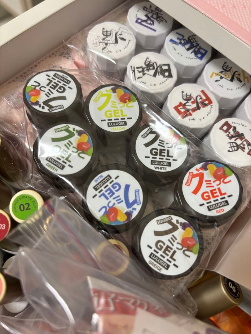 ネイル用品 まとめ売り 大量 ジェル パーツ シール セット 未使用あり