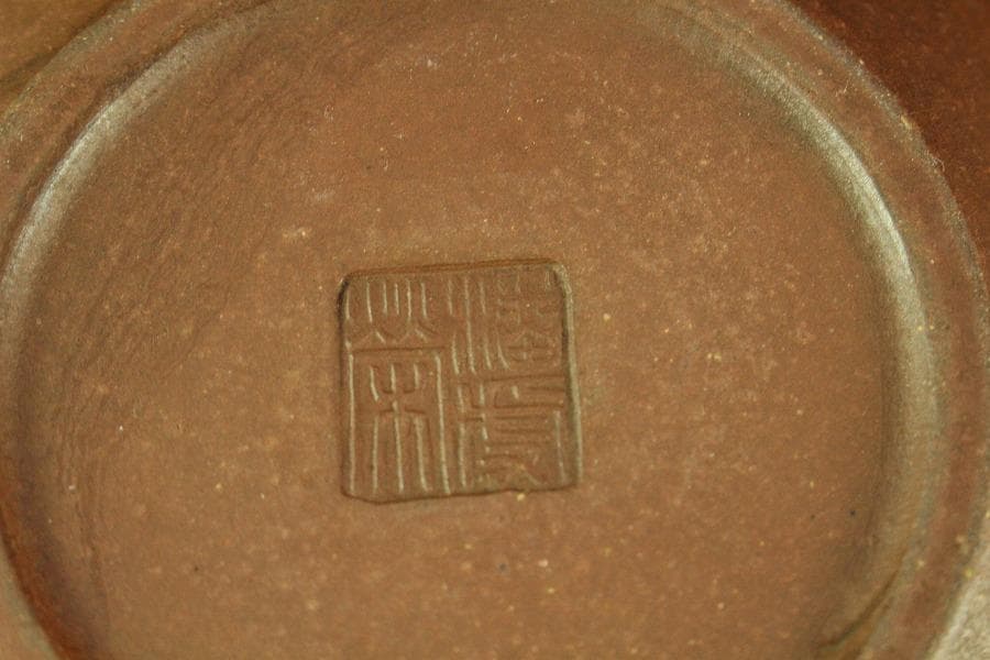 中国美術 朱泥 刻題詞 茶壷 急須 煎茶(K-YC695)