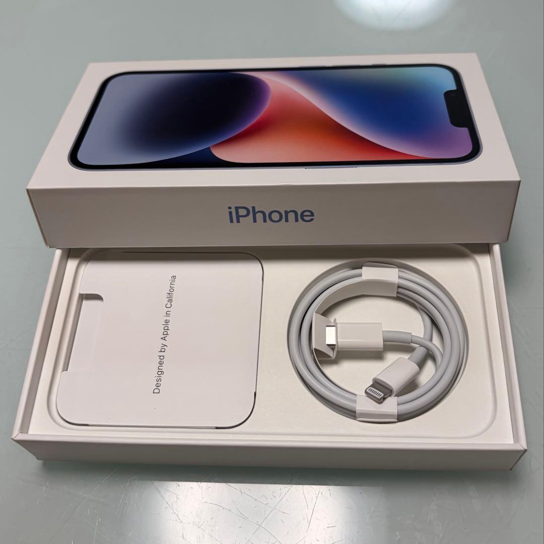 美品 iPhone 14 128GB ブルー