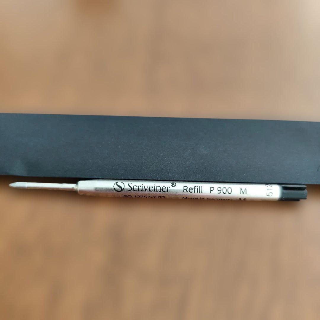 （新品）Scriveiner製「ラグジュアリー ブラックラッカー ボールペン