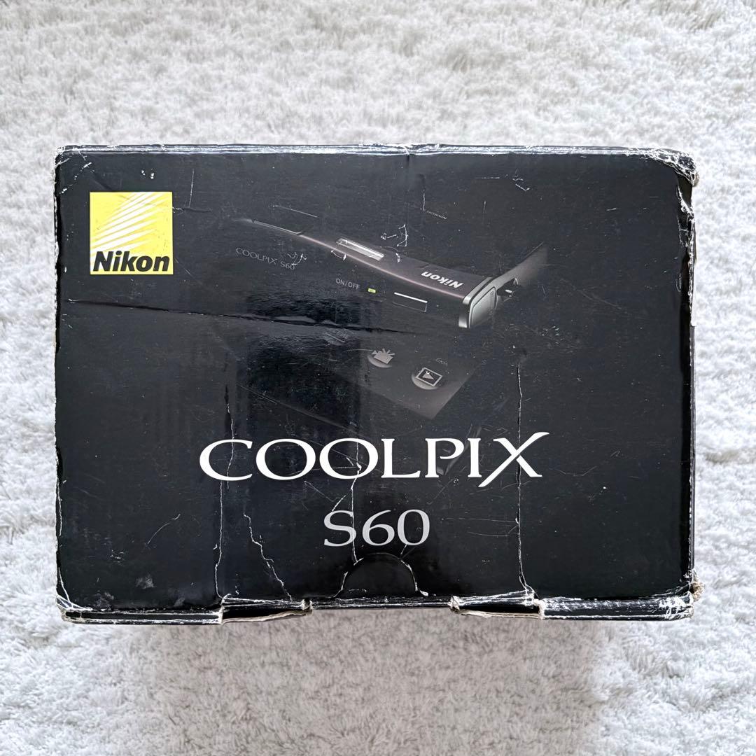 極上品【動作確認済】Nikon ニコン COOLPIX S60 レトロコンデジ