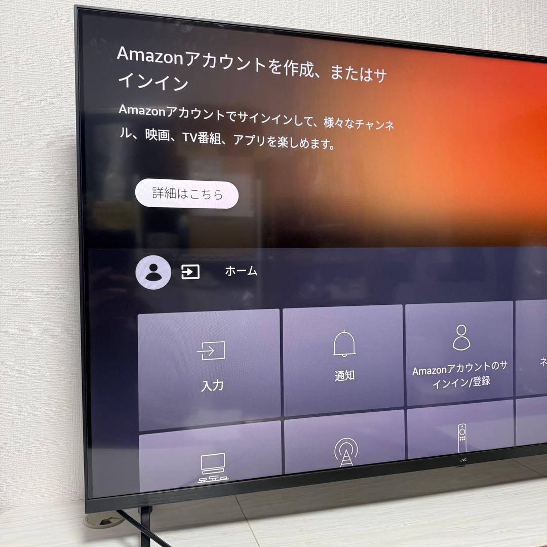 未使用級JVC Fire TV 搭載 4K 液晶 55インチ JL-55YX10