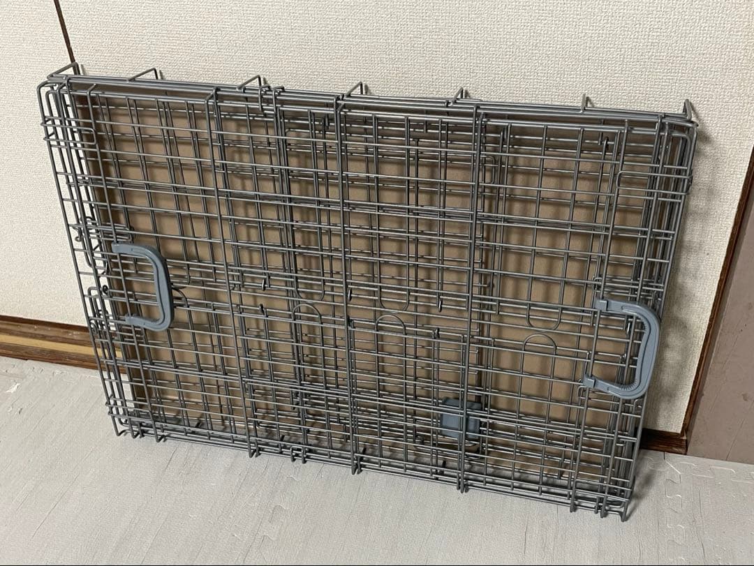 猫 小型犬 ケージ 約55×73×60cm 折りたたみ式 トレー付き コンパクト