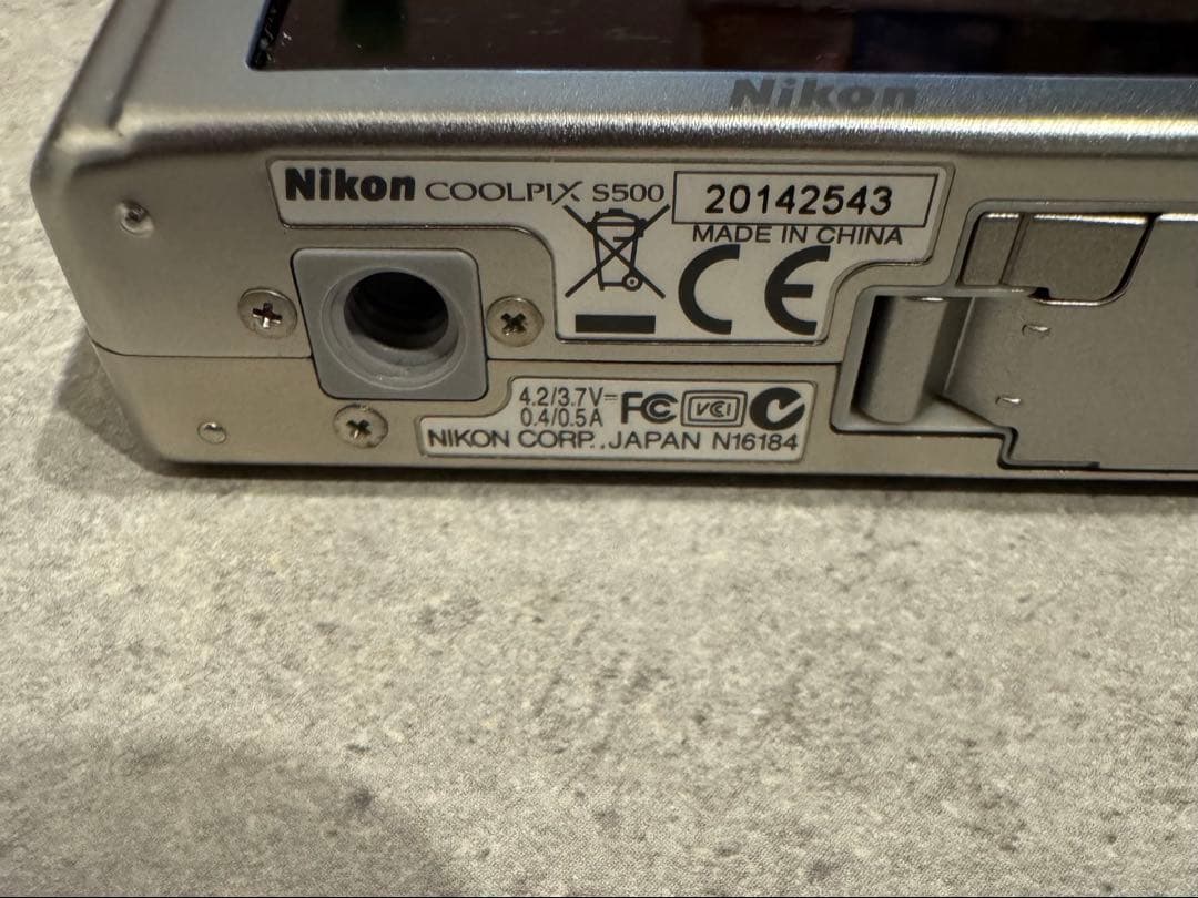 良品＊Nikon COOLPIX S500 シルバー