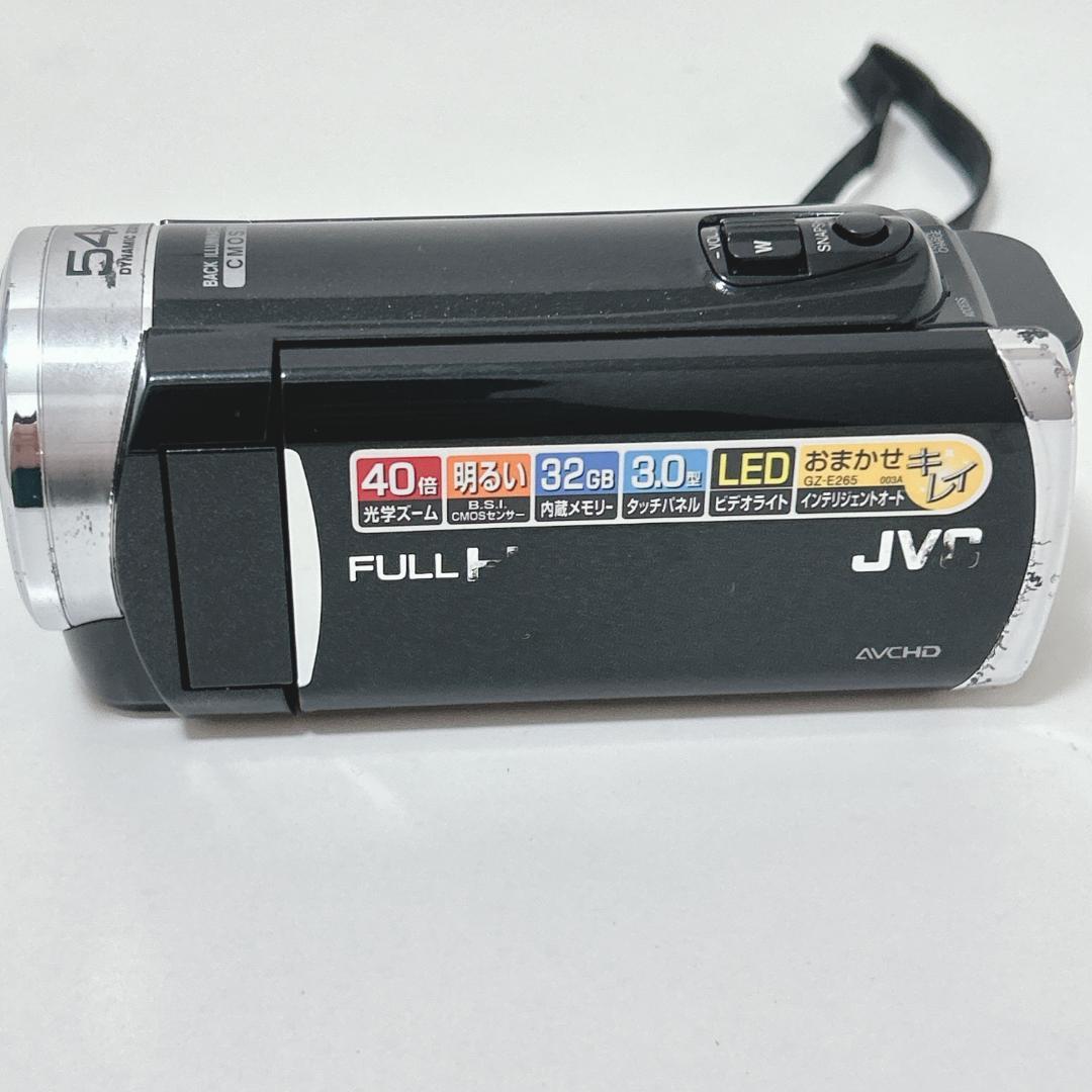 JVC ビデオカメラ EVERIO GZ-E265-B 収納ケース付き