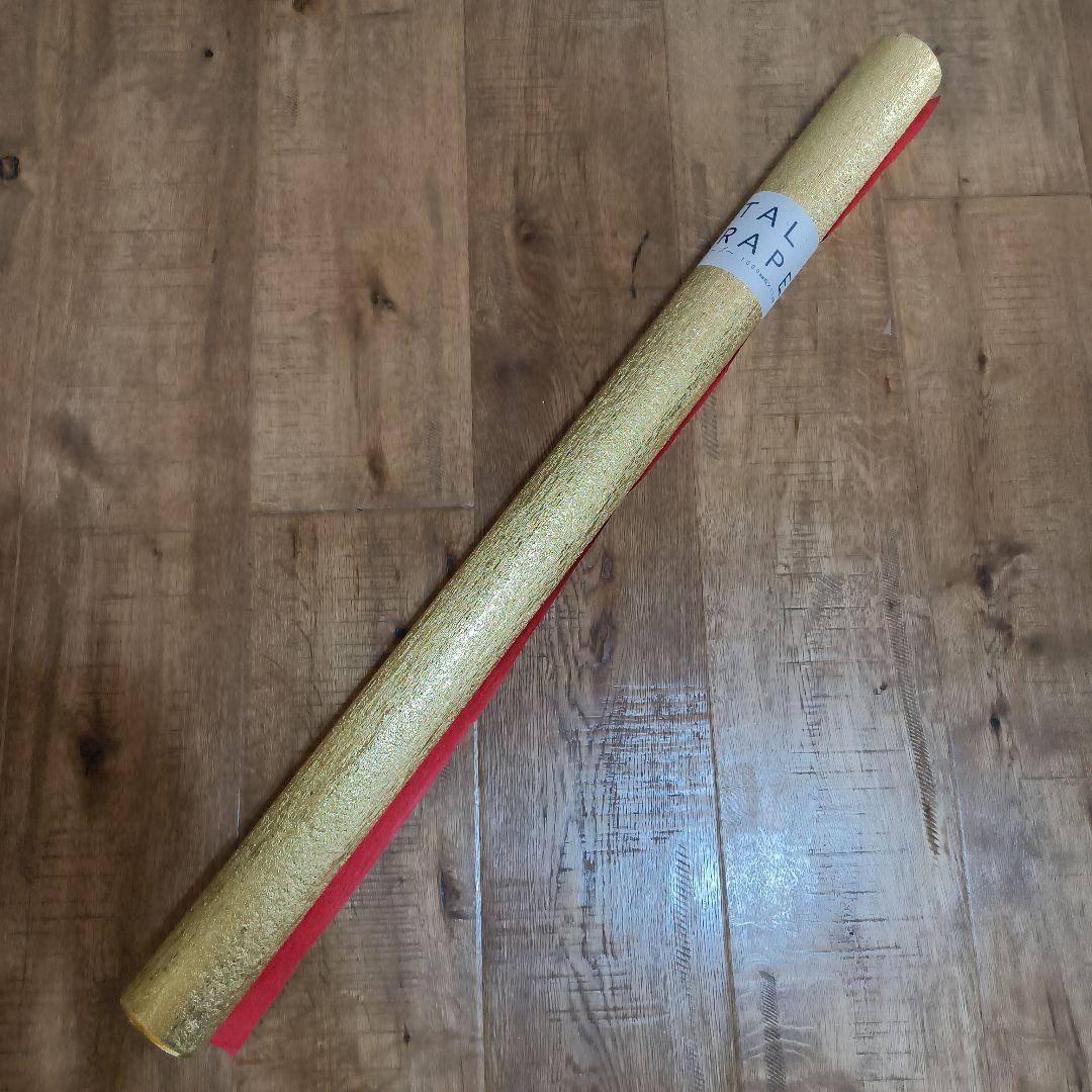 新品　東京リボン メタルクレープ　包装資材　100×10m　クリスマスラッピング