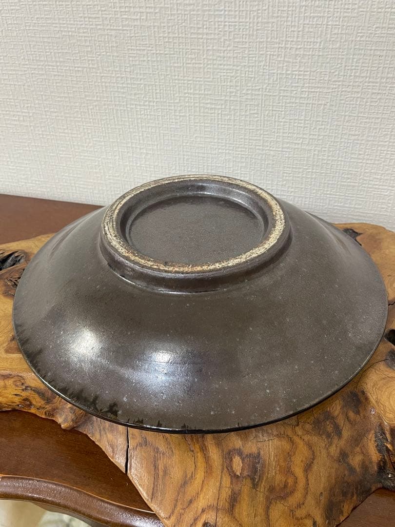 【新品未使用】菅原謙 やちむん 大皿 沖縄 28センチ 焼物 コレクション整理