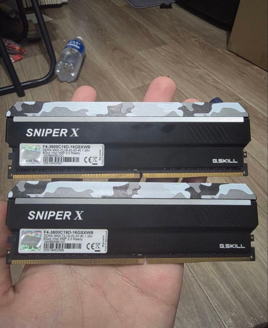 メモリー G.SKILL Sniper X DDR4 16GB 3600MHz