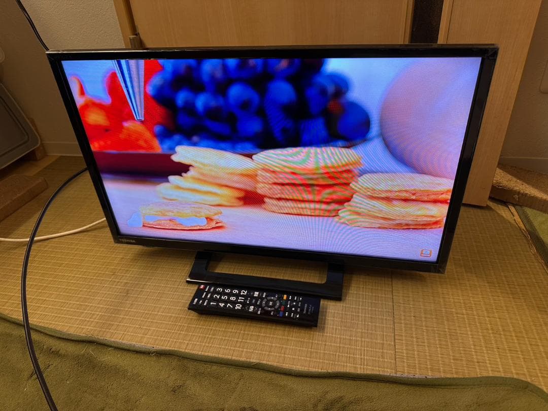 TOSHIBA 東芝 液晶テレビ　24S24　2021年24型　映り綺麗超美品！