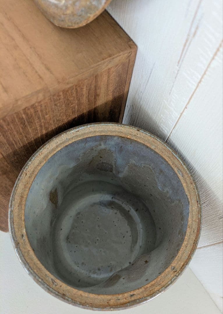 赤膚山元窯　古瀬堯三作　水指　茶碗　セット　抹茶茶碗　茶道具