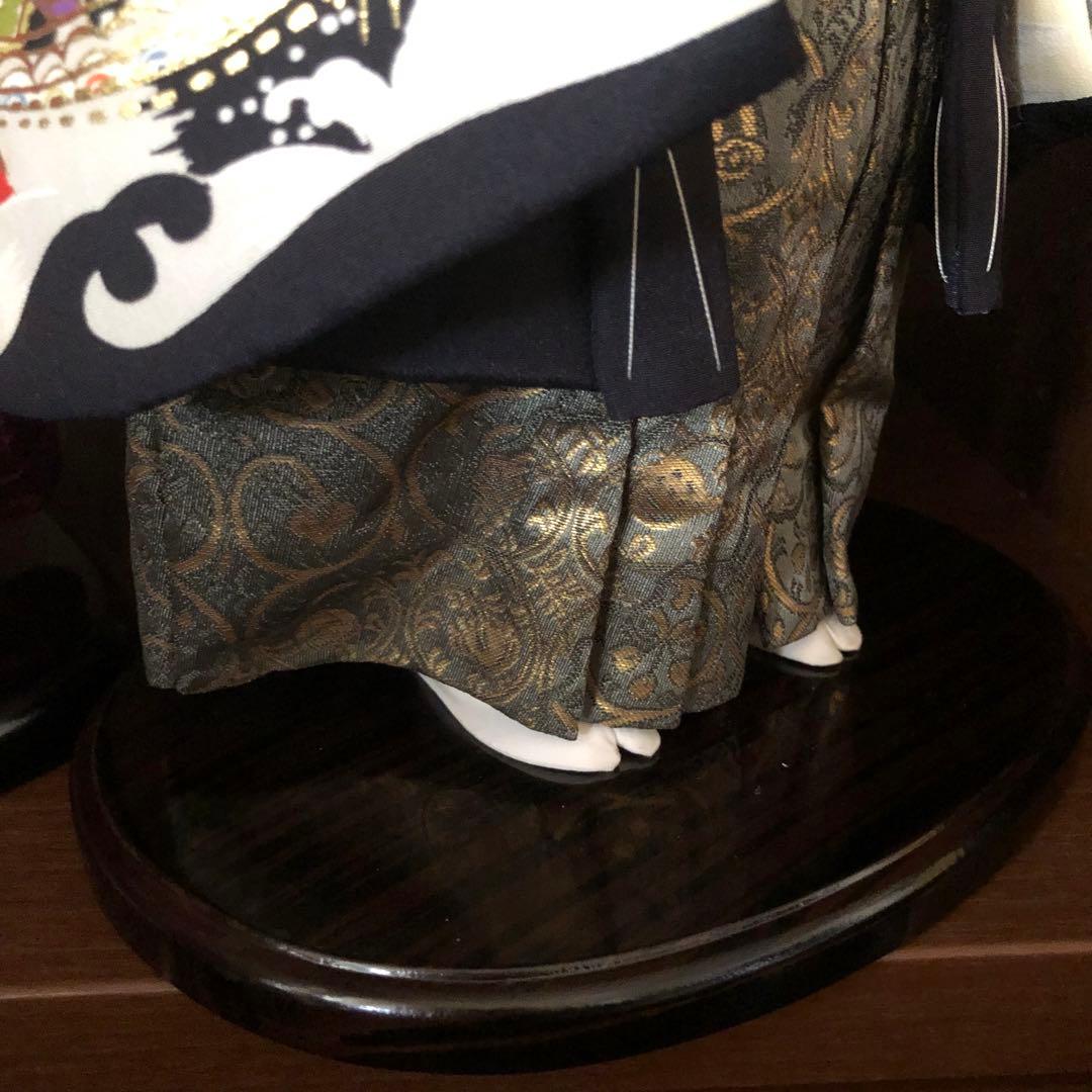 【中古品】ペア市松人形　東京久月　正絹衣装　ドール