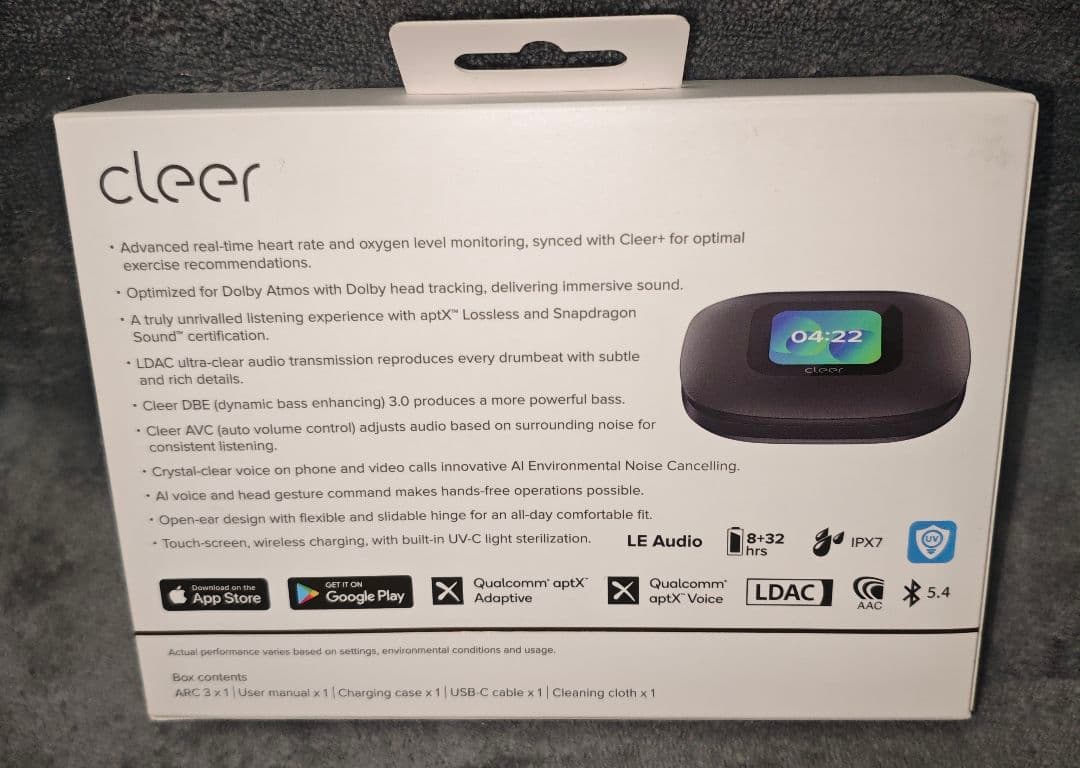 Cleer ARC 3 Sport Pro ワイヤレスイヤフォン