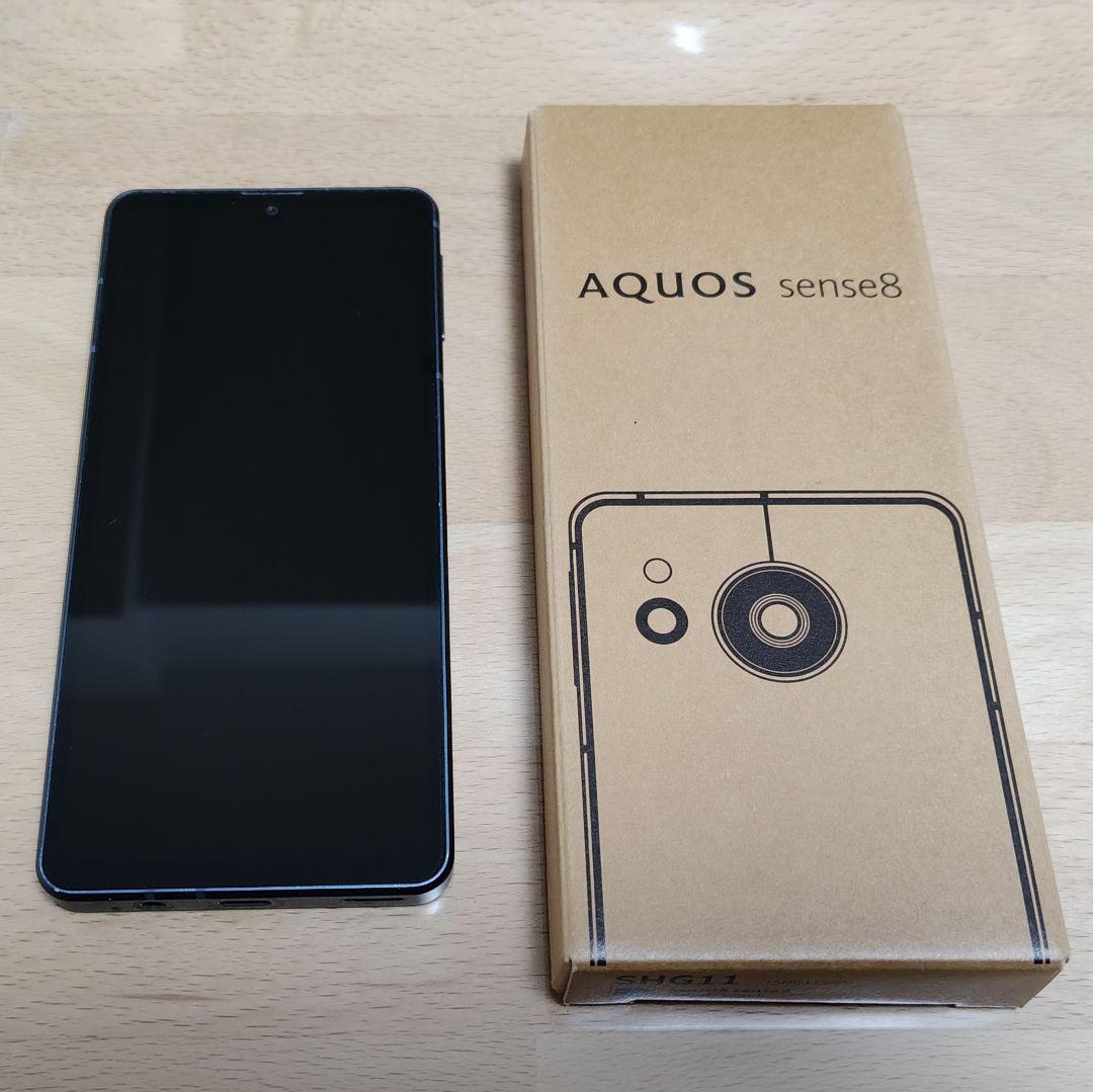 AQUOS sense8 コバルトブラック 本体