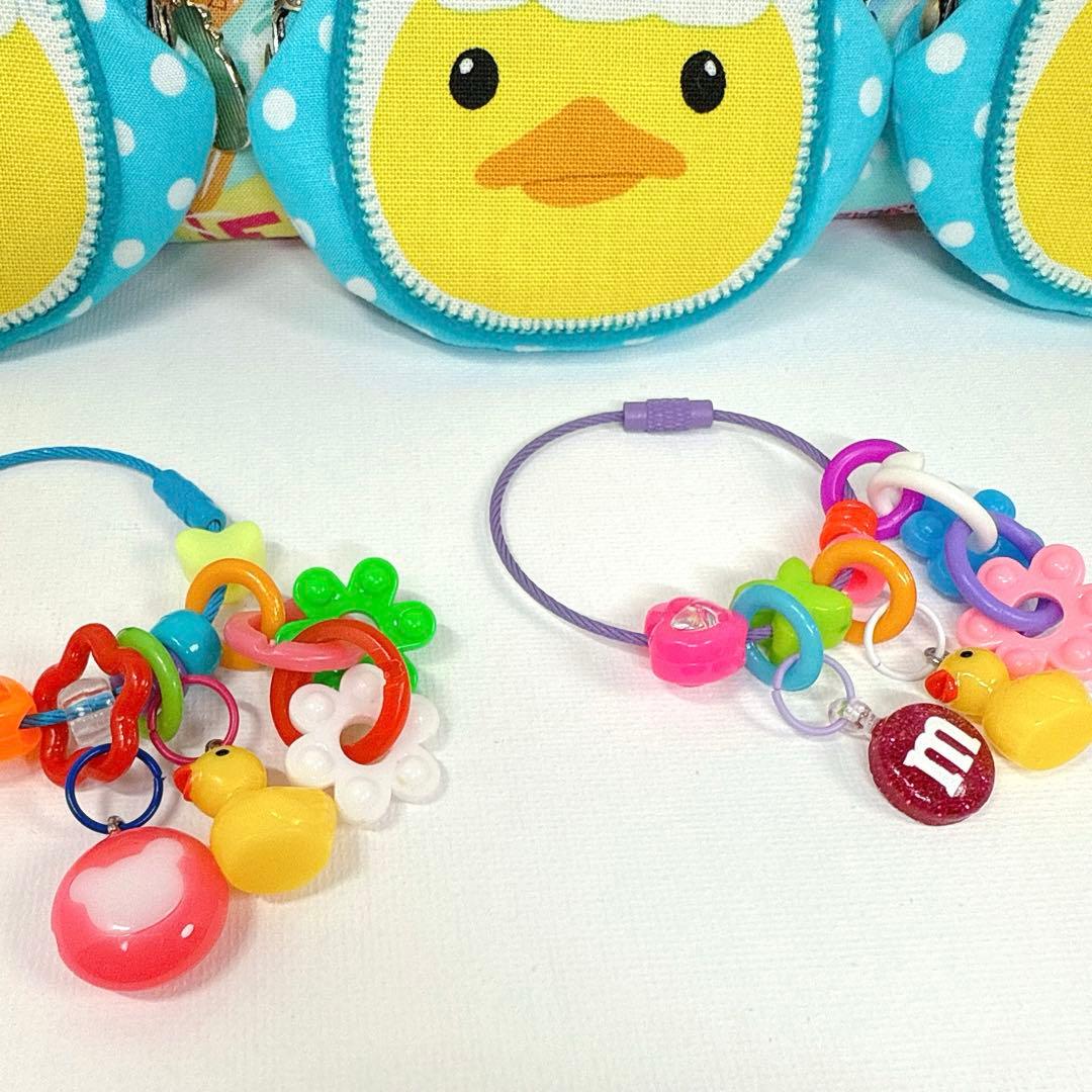 ヒノエとつくねのママ オーダー品♡ 紙袋風バッグ がま口ポーチ チャーム