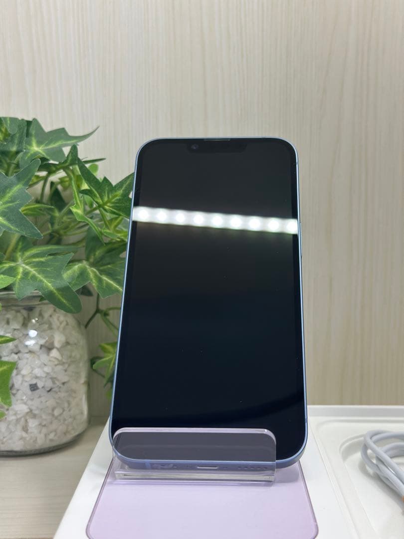 ✅✨ほぼ未使用・100％✨iPhone 14 128GB❣️ブルー　充電3回