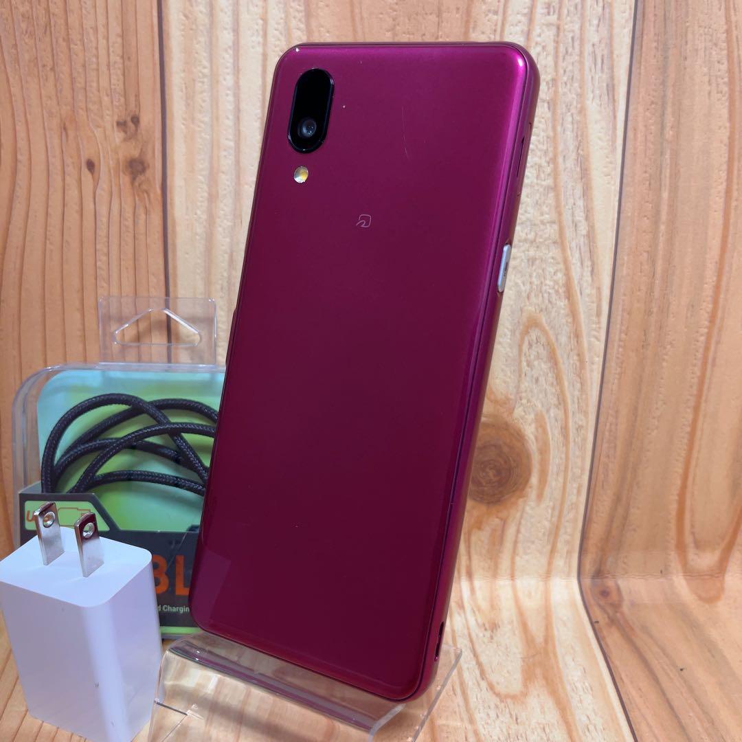 SIMフリー 本体 シンプルスマホ 7 64 GB 135 ワインレッド