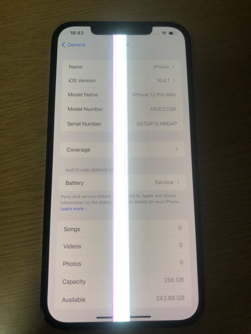 IPhone 12 promax ごみ