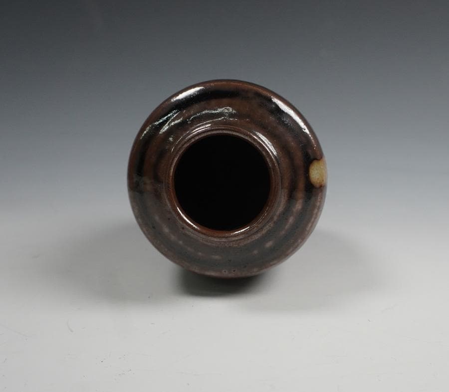 清水茂生 肩衝茶入 茶道具 仕覆添 共箱