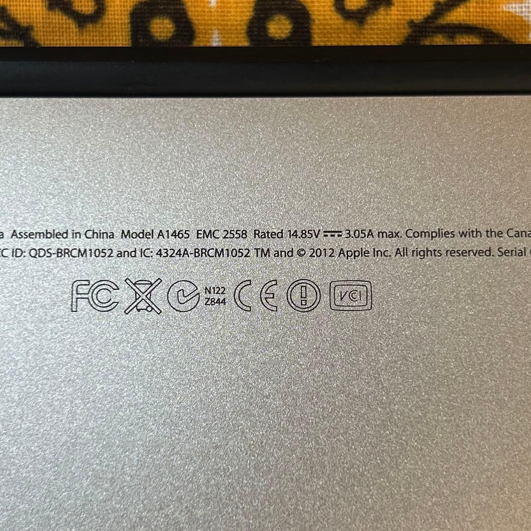 macbook air 11インチ Mid2012
