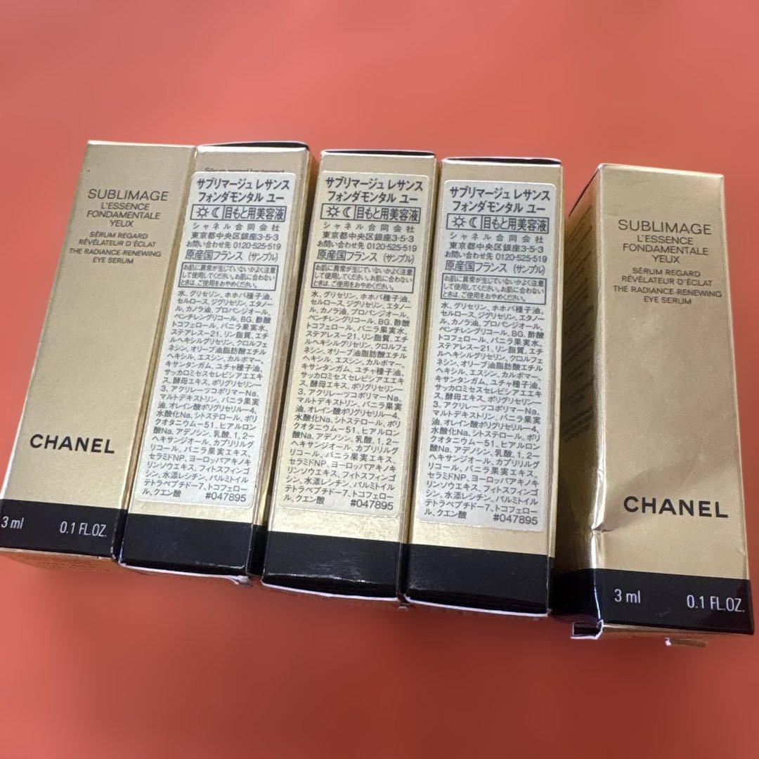 CHANELレサンスフォンダモンタルユー5本【現品同量分】