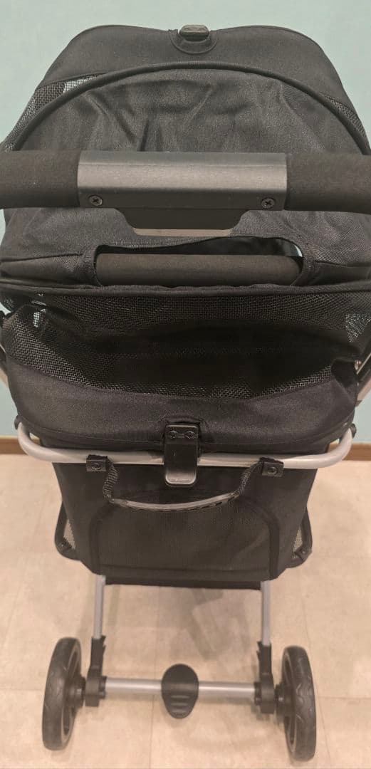 軽量ワンタッチ開閉ドッグカート/ショッピングカート兼用3way 未使用