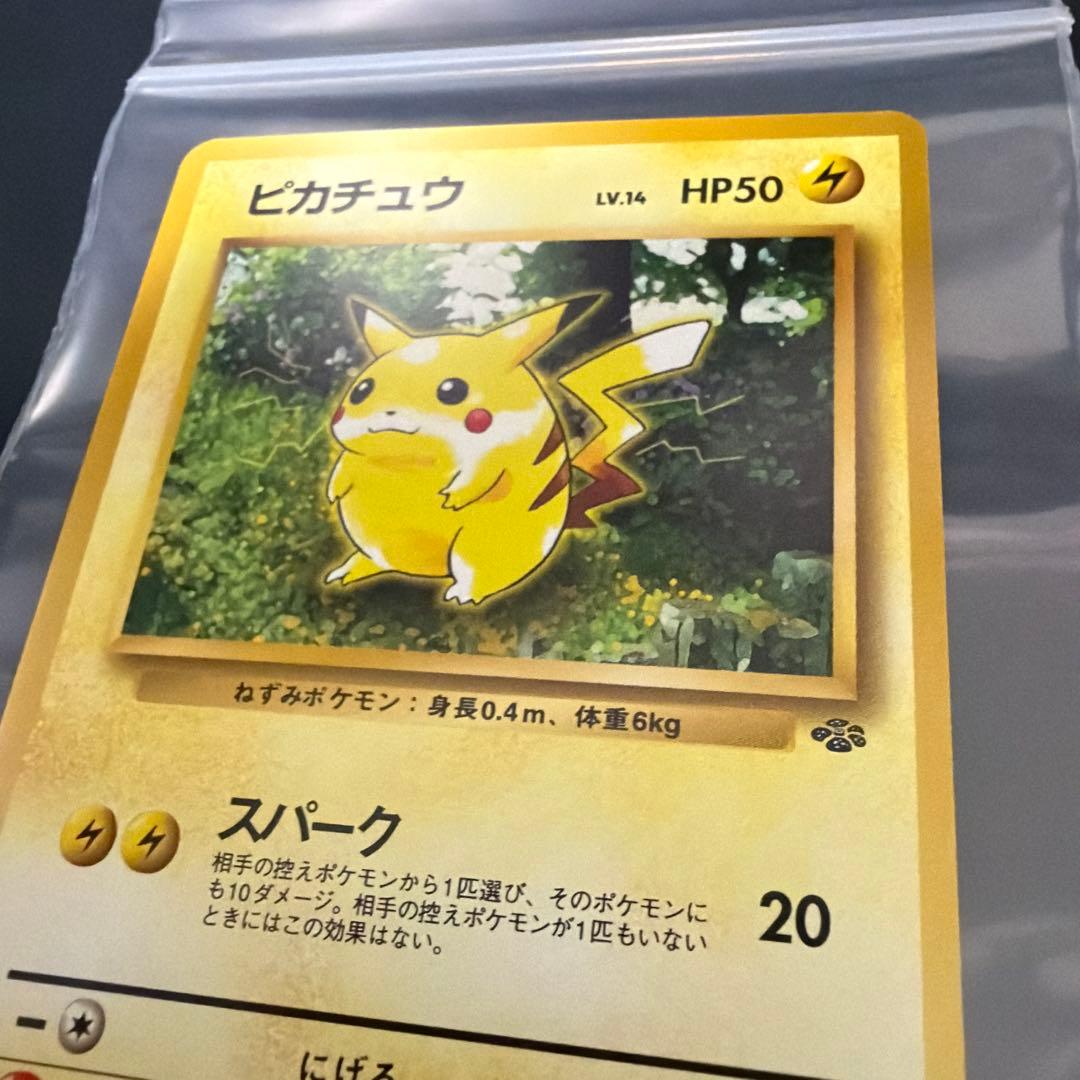 ポケモンジャングル　ピカチュウ　旧裏　美品