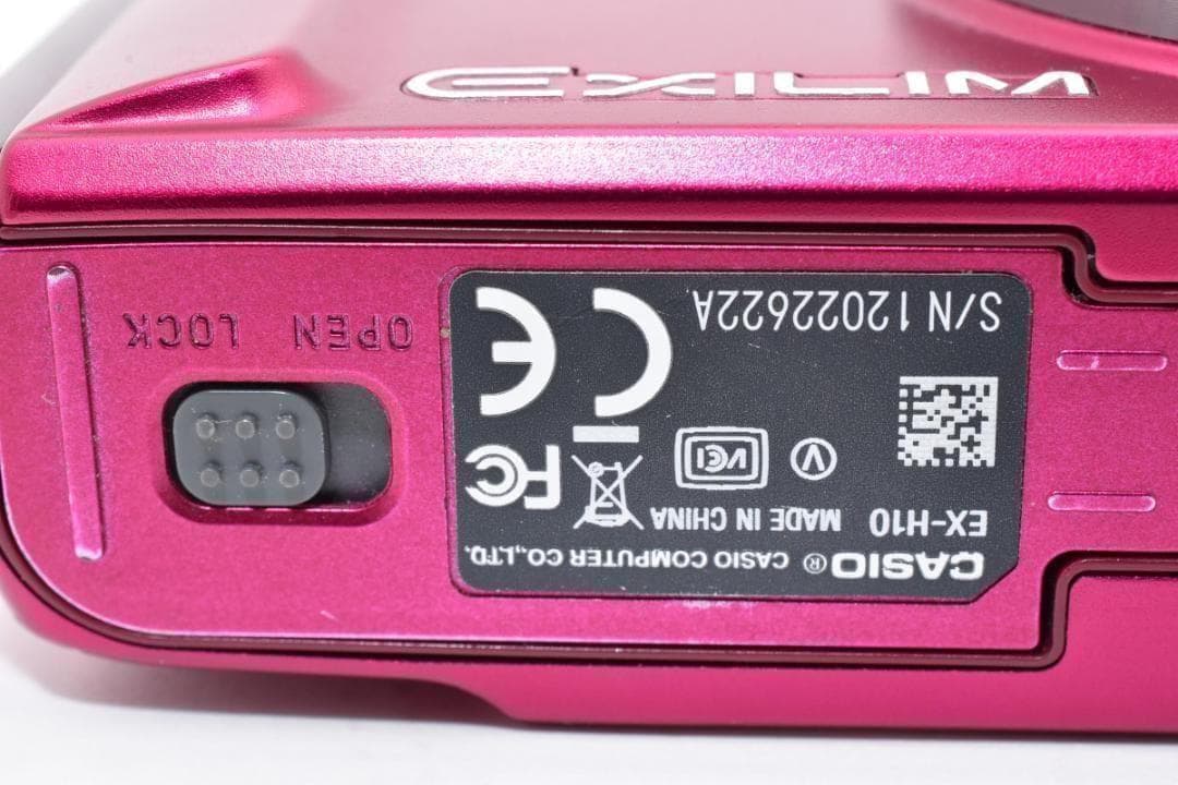 カシオ　CASIO EXILIM EX-H10 ピンク 通電確認のみ ＃A401