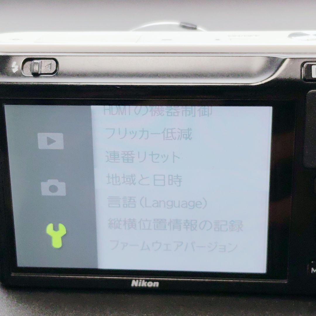 NIKON 1 J1 10-30mmVR レンズキット ホワイト スマホに転送