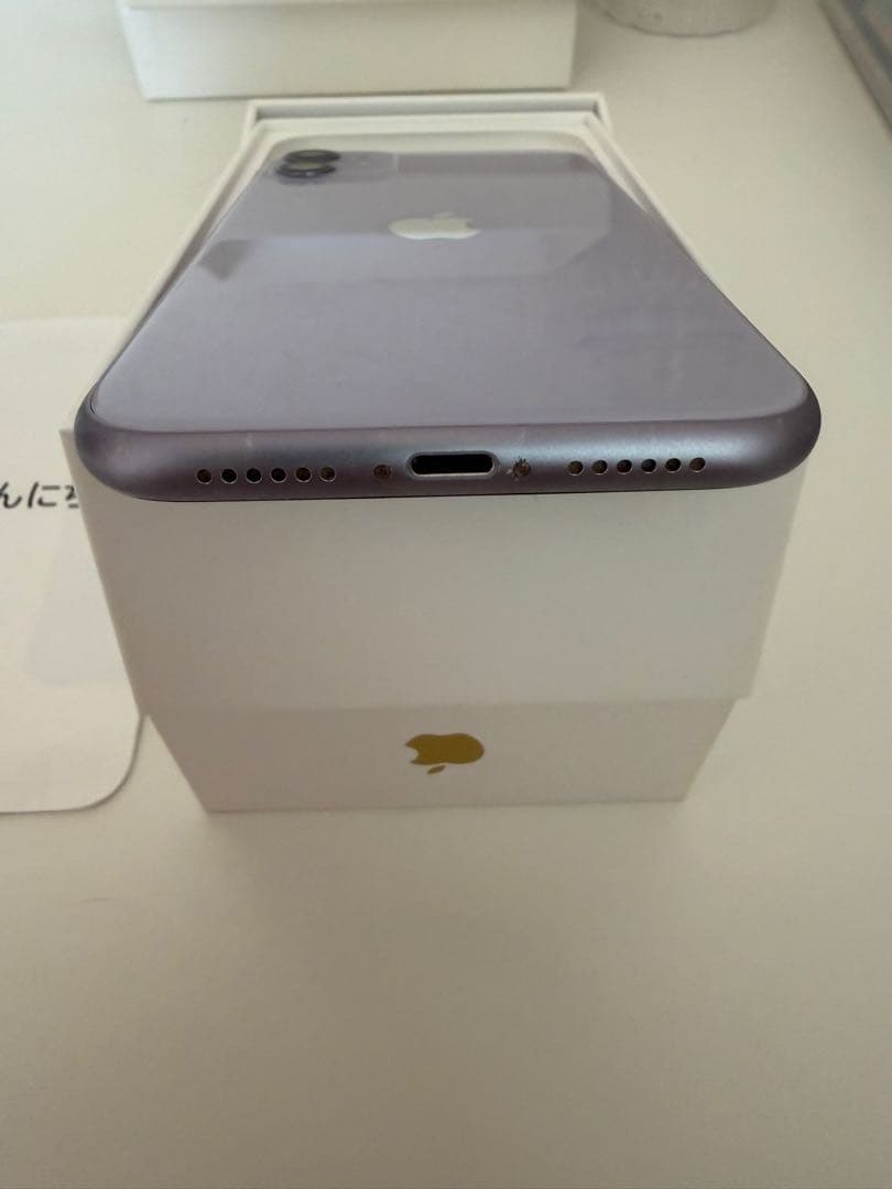 iPhone11 purple 128G SIMフリー　初期化済み